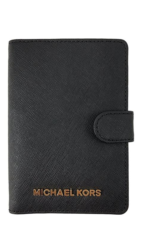 michael kors leather passport holder|Michael Kors passport cover.